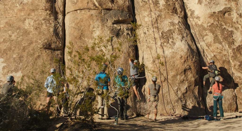 rock climbing course in california